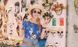 Thanh Thảo sành điệu, lang thang mua sắm ở Ý