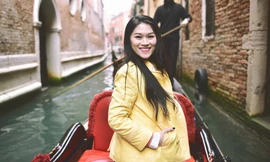 Ngọc Thanh Tâm đón Xuân trên sóng nước Venice