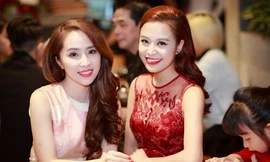 Hoàng Thùy Linh mặc váy xuyên thấu hội ngộ Quỳnh Nga