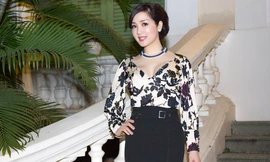 Giáng My khoe vẻ gợi cảm dự tiệc ở Sài Gòn