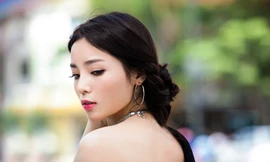 Hoa hậu Kỳ Duyên khoe dáng chuẩn gợi cảm trên phố