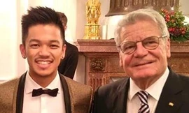 Trọng Hiếu Idol được mời ăn tối cùng Tổng thống Đức