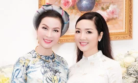 Giáng My, Thanh Mai 'đọ' nhan sắc với áo dài