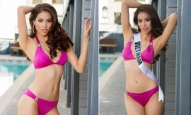 Phạm Hương mặc bikini đẹp nhất Miss Universe 2015
