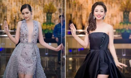 Trúc Diễm, Jennifer Phạm 'đọ' sắc với váy xẻ đùi táo bạo