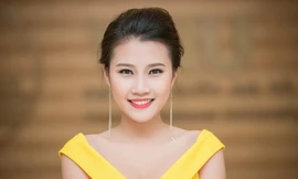 Người đẹp Thanh Tú diện 'cây' vàng rực rỡ làm giám khảo