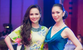 Diễm Hương 'đọ sắc' Hoa hậu hoàn vũ 2007