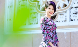 'Búp bê' Thanh Thảo ngượng ngùng khi mặc áo dài