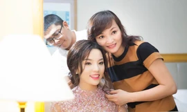 Hoa hậu Kỳ Duyên xinh đẹp đi sự kiện cùng mẹ