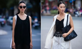 Trang Khiếu sành điệu với trang phục tự thiết kế