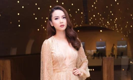 Yến Trang mặc váy khoét ngực 'táo bạo' dự tiệc