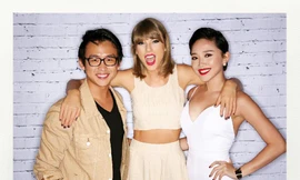 Tóc Tiên khoe ảnh chụp cùng Taylor Swift trên trang cá nhân.