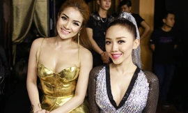 Thuỷ Top, Tóc Tiên đọ vòng một nóng bỏng trong hậu trường