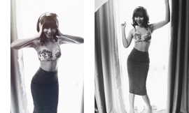 Lưu Hương Giang khoe nội y từ thảm đỏ tới... MV