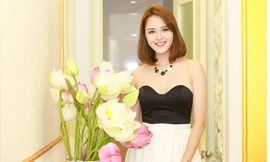 Á hậu Hoàng Anh 'tái xuất' gợi cảm và thon thả