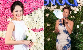 Bảo Anh, Uyên Linh khoe sắc giữa vườn hoa hồng khổng lồ