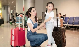 Ngọc Diễm được con gái cưng 'tháp tùng' đi nước ngoài