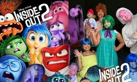 Màn hóa trang Halloween ẵm "triệu like": Cả nhà tái hiện phim "Inside Out 2"