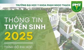 Trường Đại học Y khoa Phạm Ngọc Thạch công bố đề án tuyển sinh năm 2025