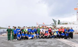 TP.HCM: Sôi nổi các hoạt động tình nguyện hè tại xã đảo Thạnh An sau lễ ra quân