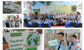 Sinh viên Nhân Văn "say hi" lối sống xanh, tổ chức triển lãm về bảo vệ môi trường