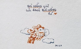 Những hình ảnh cảm động từ “tâm dịch” Đà Nẵng: “Đà Nẵng giữ sức khỏe, Đà Nẵng hỉ?“