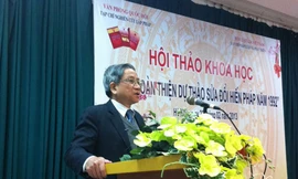 GS Nguyễn Minh Thuyết góp ý Điều 4 Hiến pháp