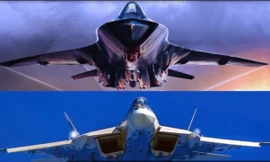 MiG-41 (trên) và Su-57