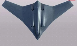 Một hình ảnh được cho là máy bay ném bom H-20 trên mạng xã hội Trung Quốc