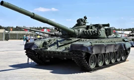 Một xe tăng T-72B3 của Nga