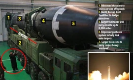  Tên lửa đạn đạo xuyên lục địa Hwasong-15 của Triều Tiên