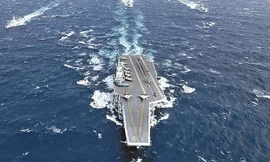 Tàu sân bay Liêu Ninh của hải quân Trung Quốc có thể được chọn tập trận ở biển Đông trong tháng 8