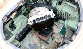 Lính Mỹ được trang bị kính giúp ‘nhìn xuyên qua xe bọc thép’