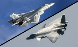 Tiêm kích Su-57 của Nga so kè J-20 Trung Quốc