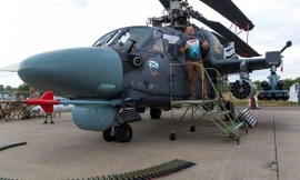Trực thăng tấn công Ka-52K tại triển lãm MAKS-2021, ngày 25/7/2021. Ảnh: Getty Images