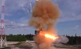 Quân đội Nga phóng thử một loại tên lửa