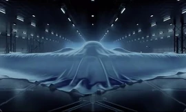 Hình ảnh mô tả máy bay ném bom tàng hình H-20 mới của Trung Quốc. CCTV/ YouTube