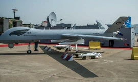 Một máy bay không người lái Wing Loong II do Trung Quốc sản xuất. Ảnh: Getty Images