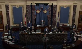 Quang cảnh phiên luận tội ông Trump