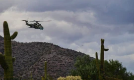 Trực thăng Mi-24 được không quân Mỹ mang ra tập trận