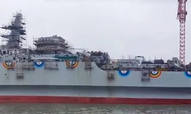 Trung Quốc gần đây được cho là đã hạ thủy tàu chống ngầm thứ ba tại một cơ sở đóng tàu ở Vũ Hán