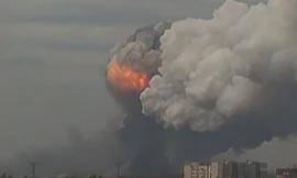 VIDEO: Donetsk rung chuyển sau vụ nổ cực lớn