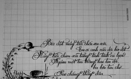 Chàng trai 9X có biệt tài viết chữ đẹp như phượng múa