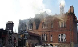 Sloviansk tan hoang sau cuộc pháo kích của quân đội Ukraine