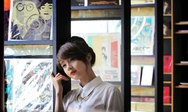 'Hot girl ảnh thẻ' khoe dáng với mốt áo giấu quần