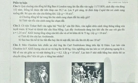 Flappy Bird vào đề thi Vật lý trường Anhxtanh