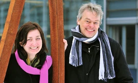 Cặp vợ chồng May-Britt và Edvard Moser