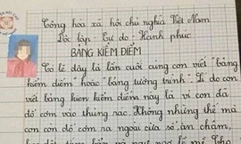 Bản kiểm điểm của bé “lười học, tắm bẩn” hút dân mạng