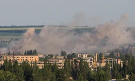 Ukraine sử dụng hỏa lực phóng giàn Grad tấn công Sloviansk