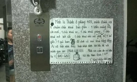 Lời nhắn tìm vật rơi dễ thương có một không hai